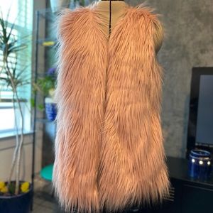 Vest Faux Fur Size: L